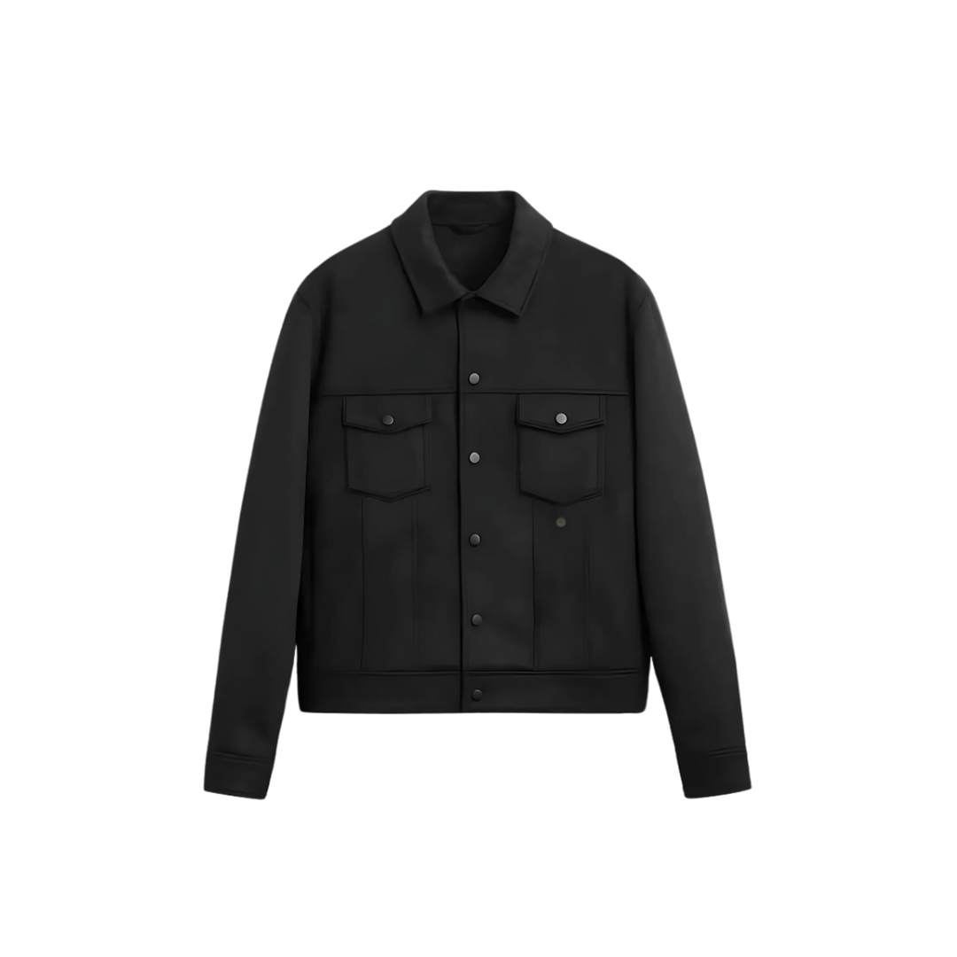 MLVINCE WAX TRUCKER JACKET – BLACK L MLVINCE®︎ / wax trucker jacket - OTHELLO KUMAMOTO