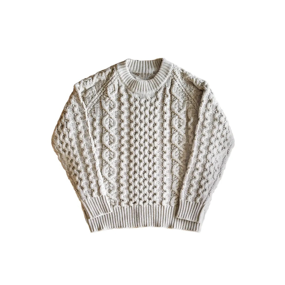 White sales aran jumper