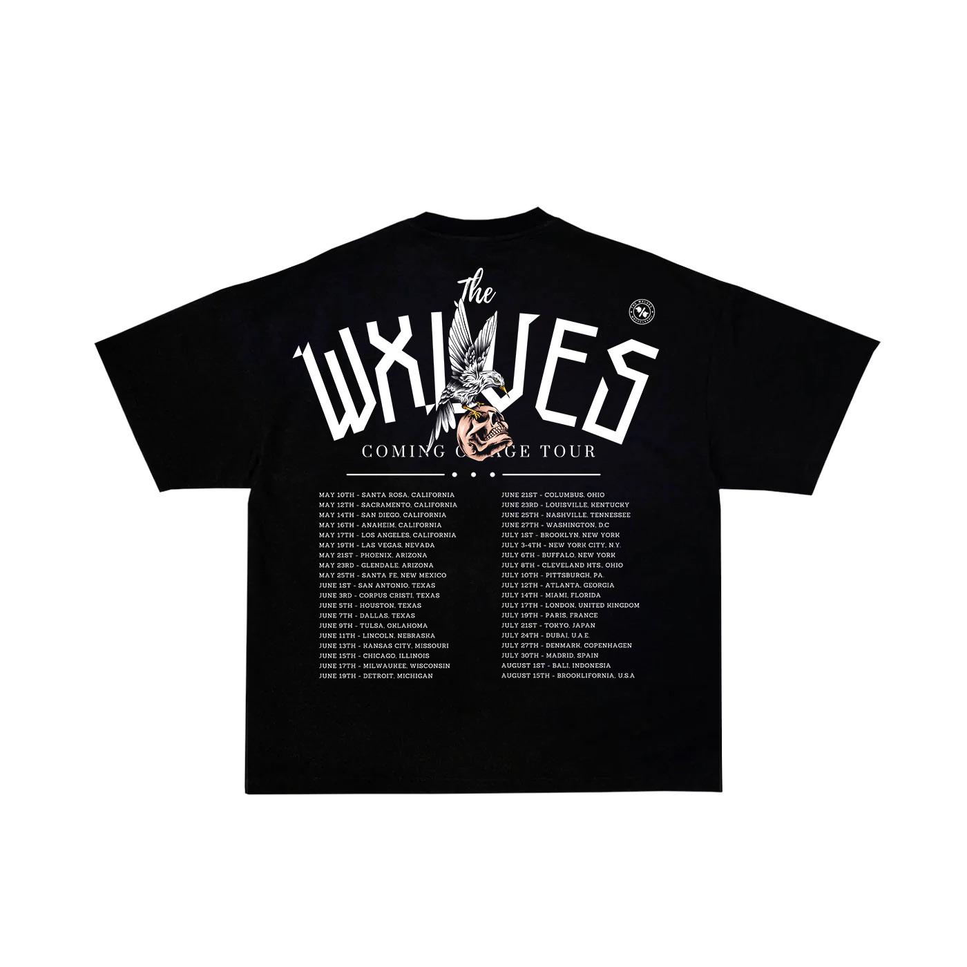The Coming of Age Tour Tee - Up to Size 5XL