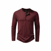 The Raw Edge Henley Shirt - Up to 2XL! - 50% OFF!