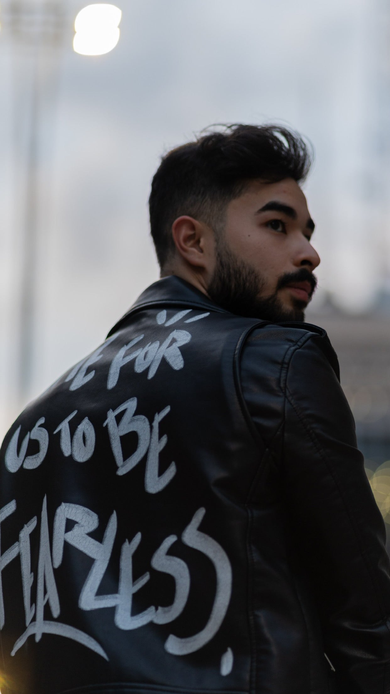 The Wxlves Night Ride Leather Jacket