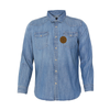 The Runaway Wolf Denim Shirt - Up to 4XL