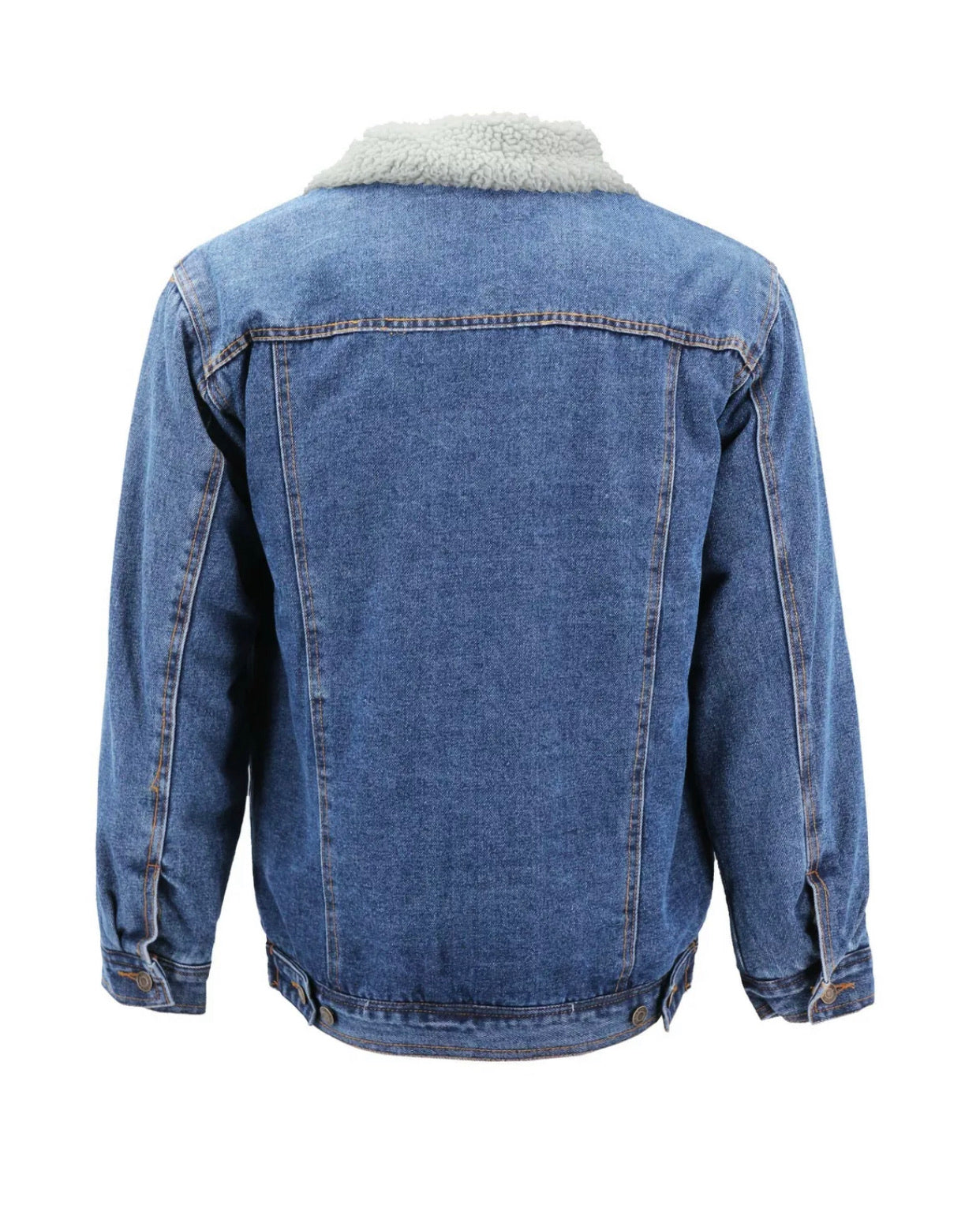 The Sherpa Denim Jacket - Up to Size 4XL