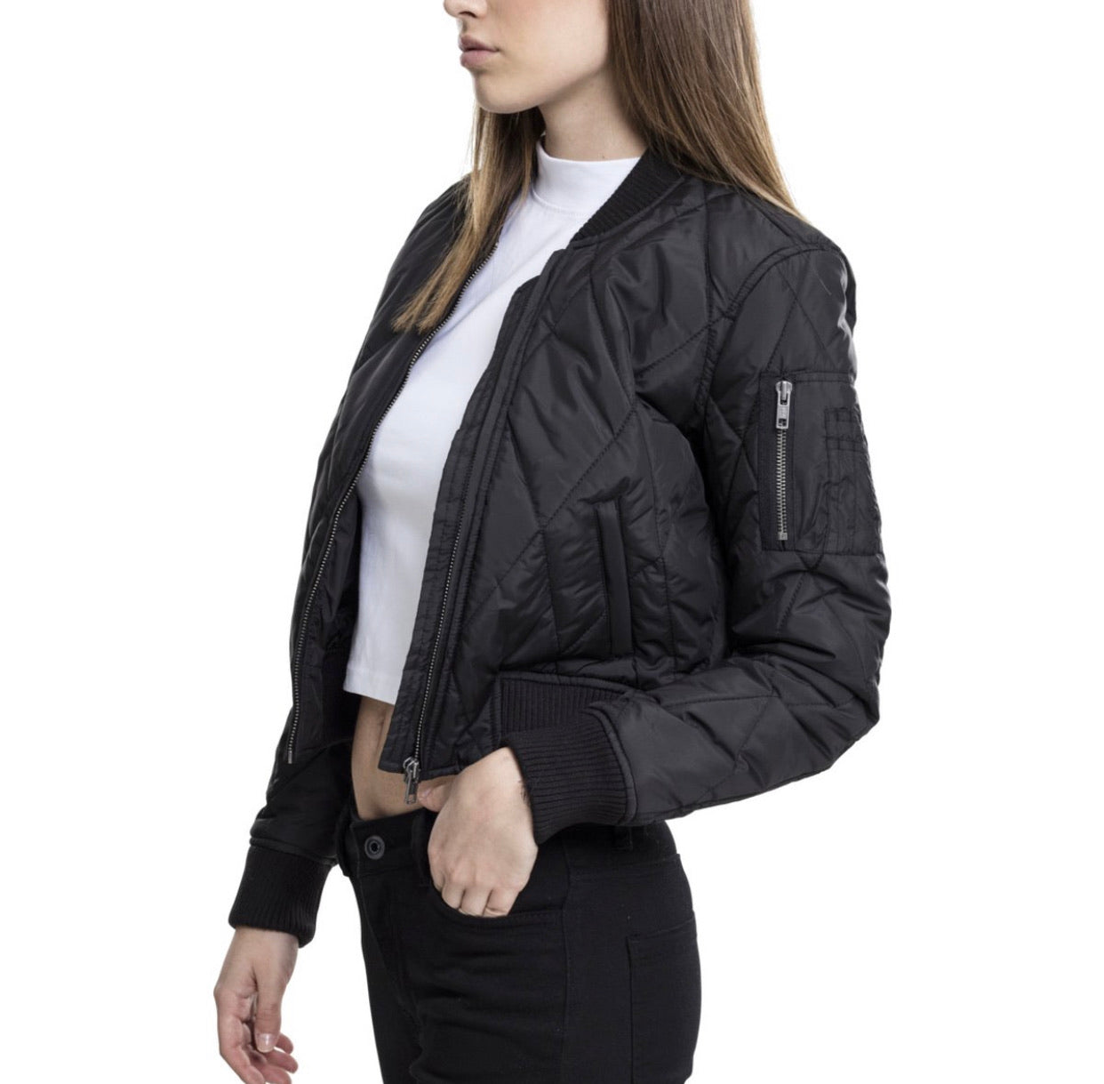 The Women’s Quilted Bomber Jacket - Up to Size XXL