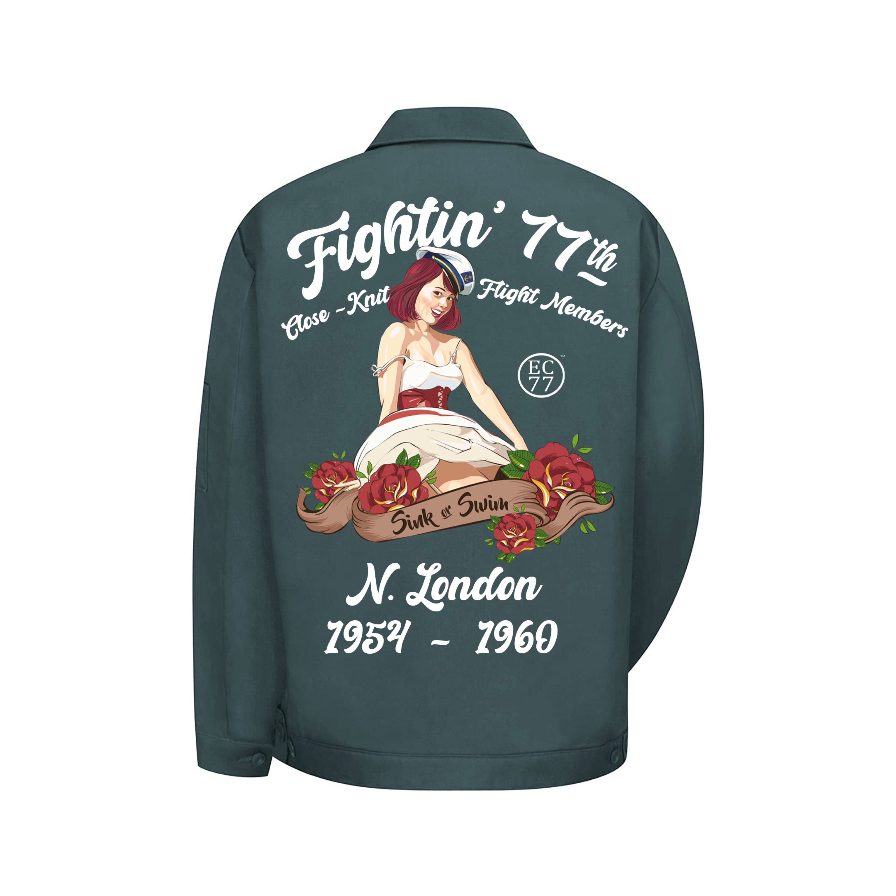 The Fightin’ 77th Mechanic’s Jacket - Up to 6XL!