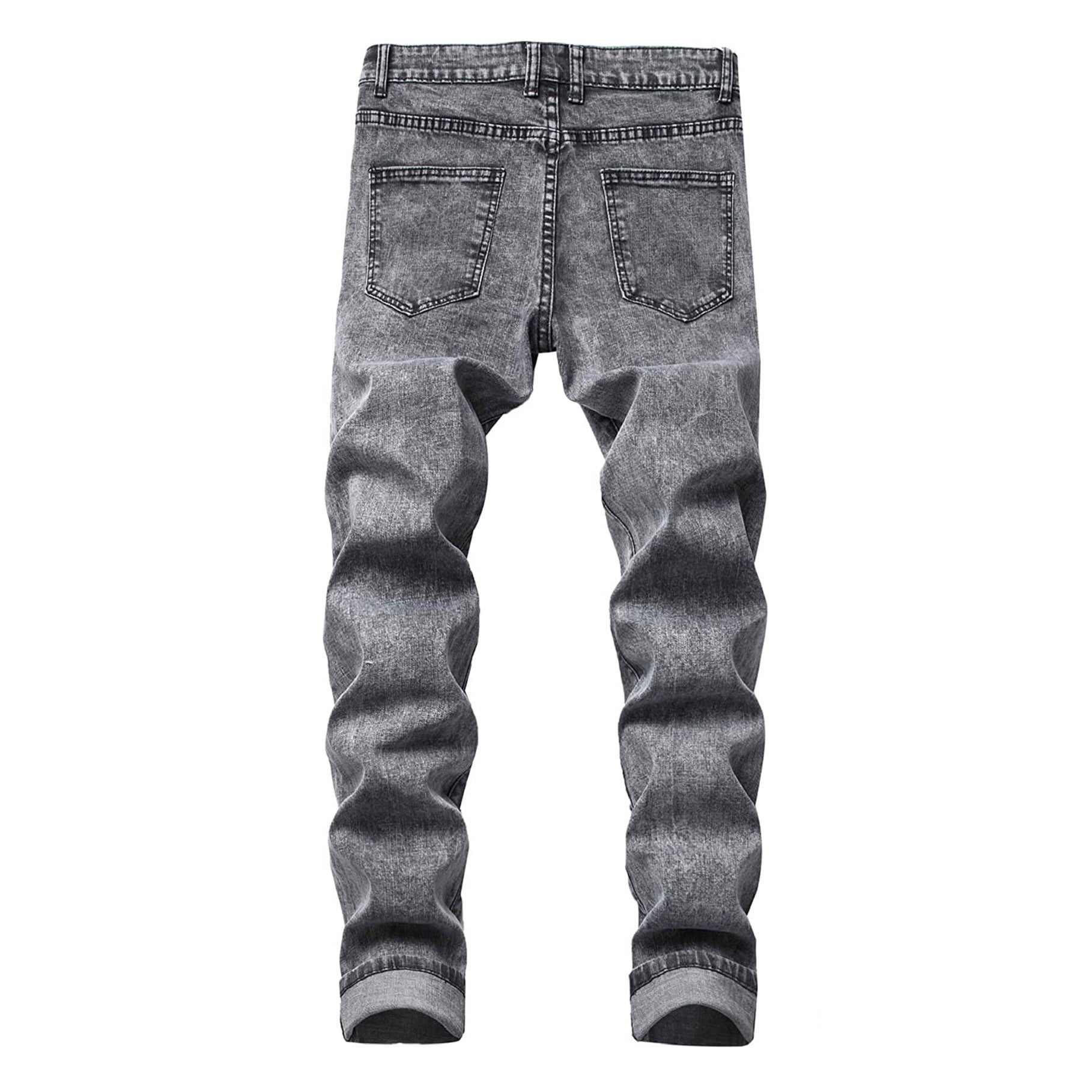 The Vintage Grey Denim Pant - Up to Size 42