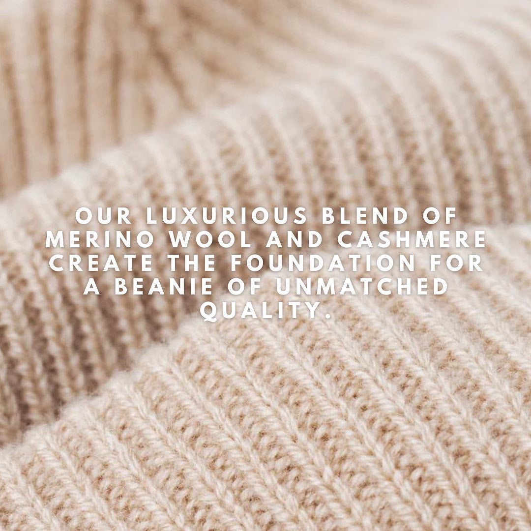 The Cashmere Wool Fisherman Beanie