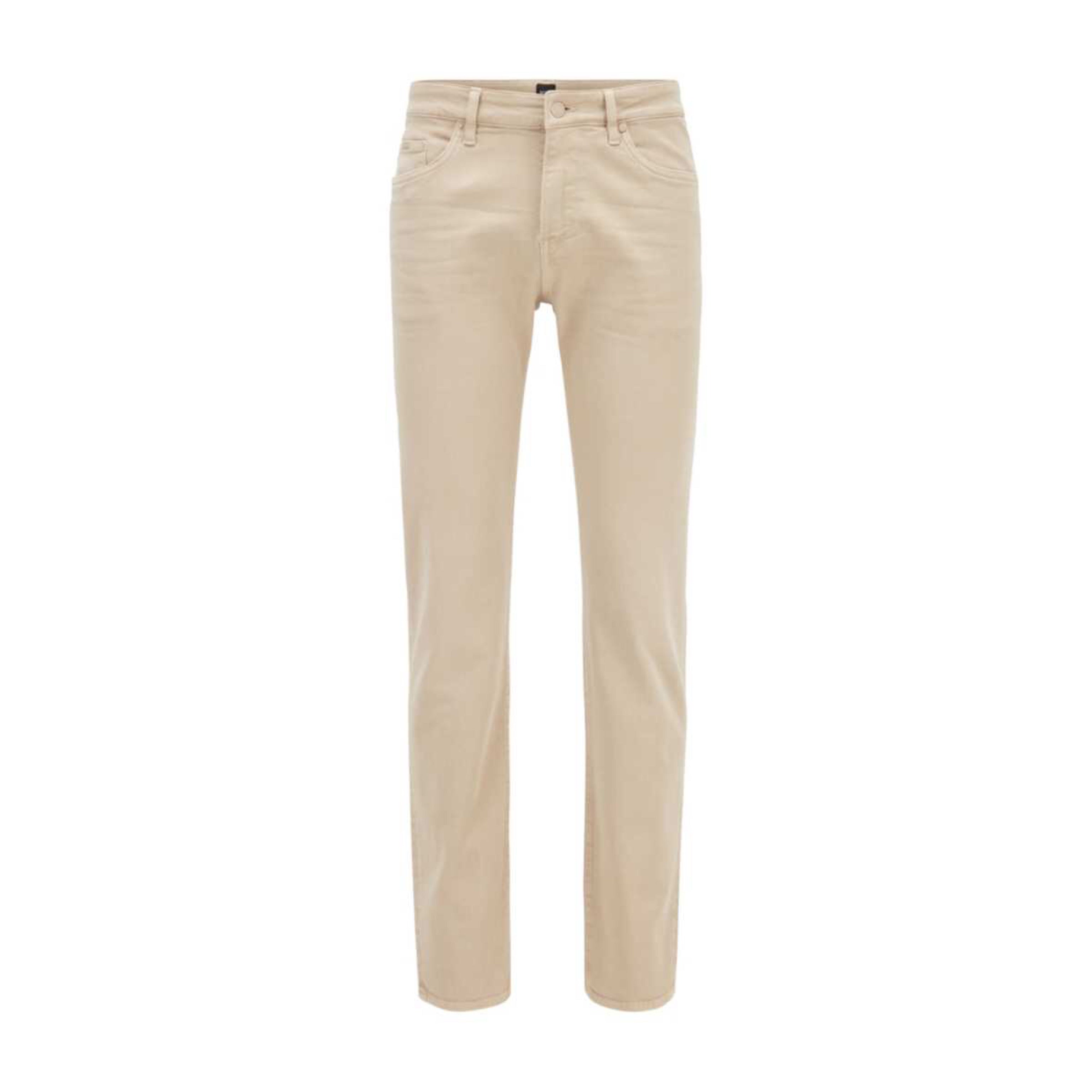 The Everyday Beige Denim Pant - Up to Size 42